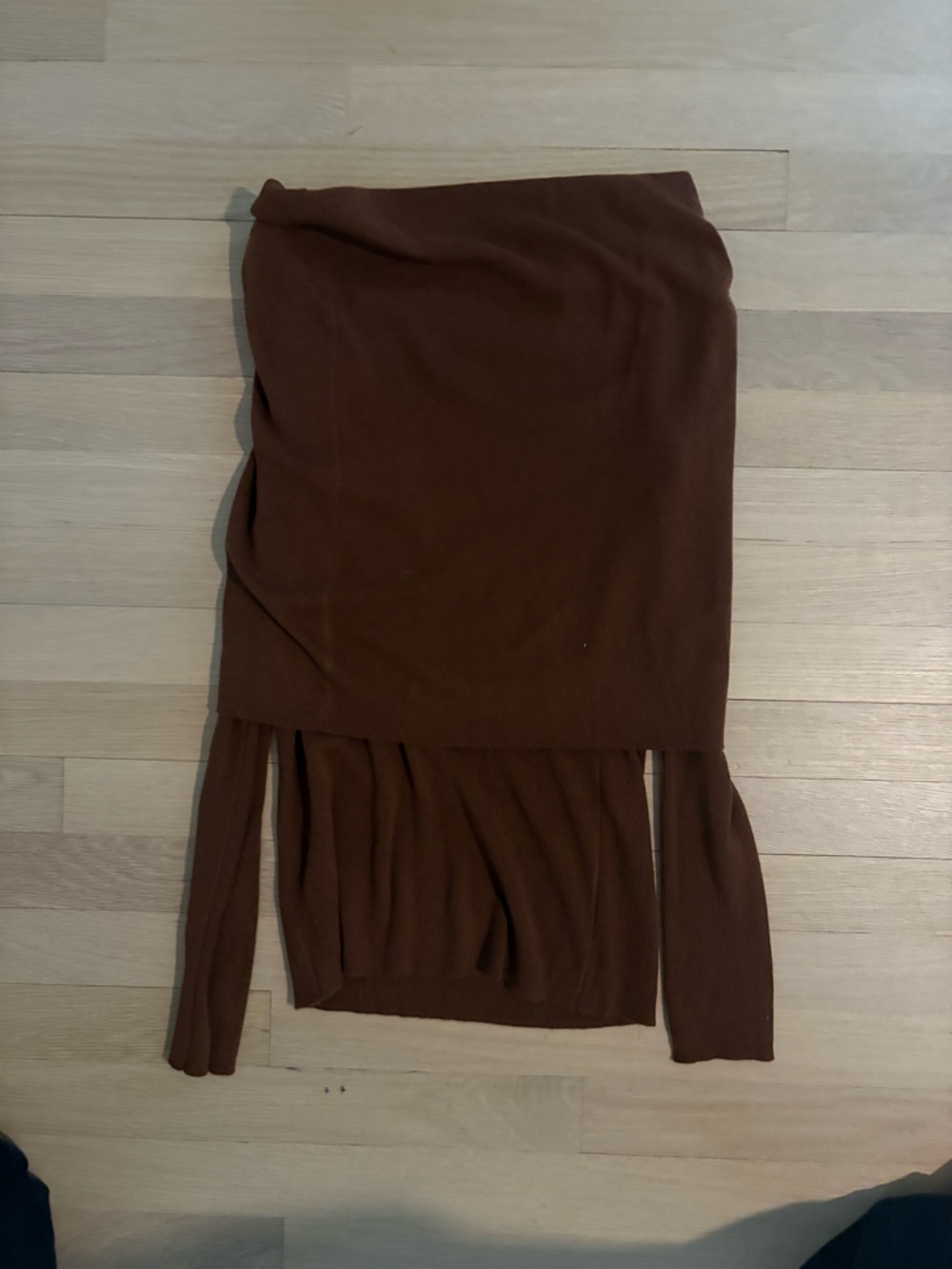 Market Brown Knit Top - Small